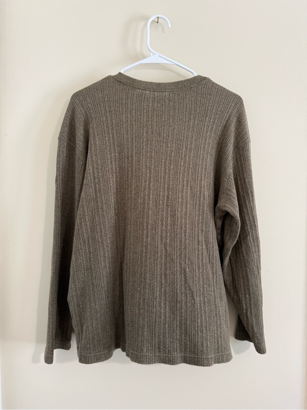 Fieldmaster Men’s V-Neck Sweater Medium Oliver Army Green 100% Cotton VTG - Picture 2 of 11